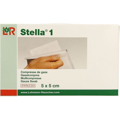 Stella 1 Compresses Steriles 5 x 5 cm 40 Pièces Stella 1 Compresses Steriles 5 x 5 cm 40 Pièces
