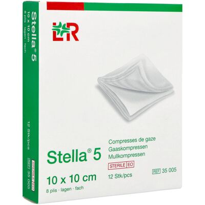 Stella 5 Compresses Steriles 10 x 10 cm 12 Pieces Stella 5 Compresses Steriles 10 x 10 cm 12 Pieces