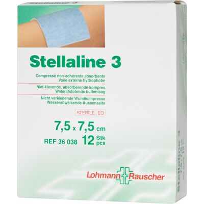 Stellaline 3 Compresses Steriles 7.5cmx7.5cm 12 Pieces Stellaline 3 Compresses Steriles 7.5cmx7.5cm 12 Pieces