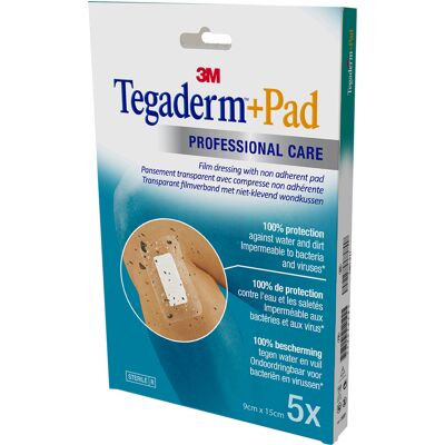 3M Tegaderm + Pad 9x15cm - Pansements 3M Tegaderm + Pad 9x15cm - Pansements