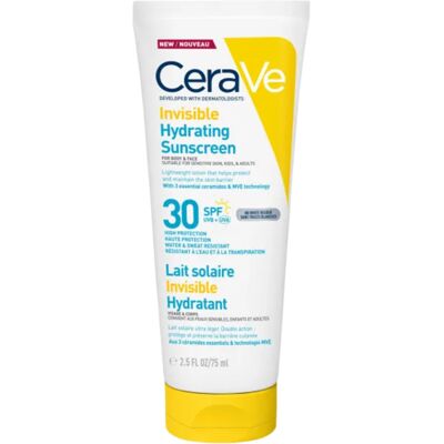 Cerave Sun Fluide Solaire Hydratant Invisible Spf30 75 ml Cerave Sun Fluide Solaire Hydratant Invisible Spf30 75 ml