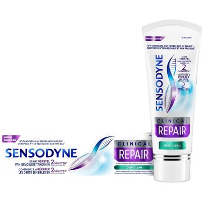 Sensodyne Dentifrice Clinical Repair Deep Clean 75Ml Sensodyne Dentifrice Clinical Repair Deep Clean 75Ml