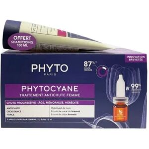 Phytocyane Set Anti-Chute Progressive + Shampoing 100 ml Offert Phytocyane Set Anti-Chute Progressive + Shampoing 100 ml Offert
