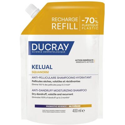 Ducray Kelual Squanorm Recharge Shampoing Pellicules Sèches 400 ml Ducray Kelual Squanorm Recharge Shampoing Pellicules Sèches 400 ml