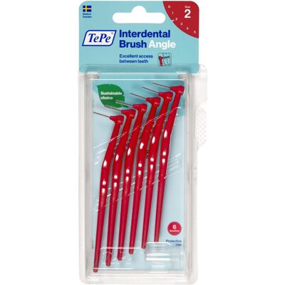 Tepe Angle Interdental Ragers Rouge 0,5Mm Q6 Tepe Angle Interdental Ragers Rouge 0,5Mm Q6