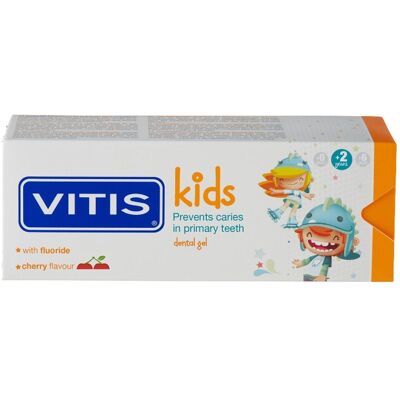 Vitis Kids Gel Denta Cerise - Dentifrice Vitis Kids Gel Denta Cerise - Dentifrice