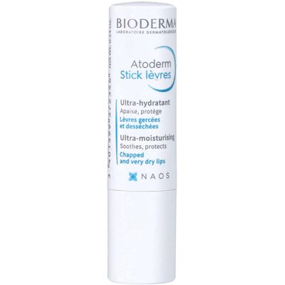 Bioderma Atoderm Stick Lèvres Arôme Framboise - Baume à lèvres Bioderma Atoderm Stick Lèvres Arôme Framboise - Baume à lèvres