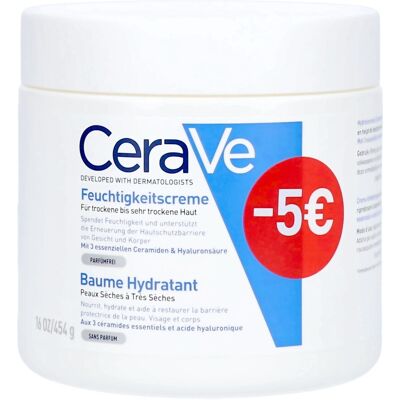 Cerave Baume Hydratant 454 gr Promo -5 Cerave Baume Hydratant 454 gr Promo -5