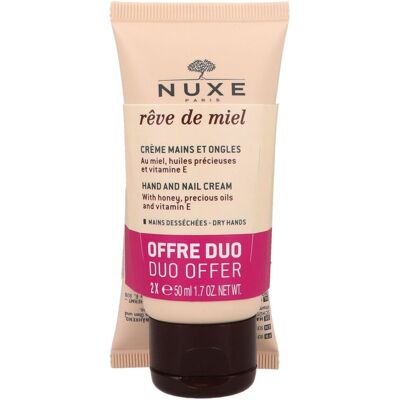 Nuxe Rêve De Miel Crème Mains Et Ongles 2 x 50 ml Nuxe Rêve De Miel Crème Mains Et Ongles 2 x 50 ml