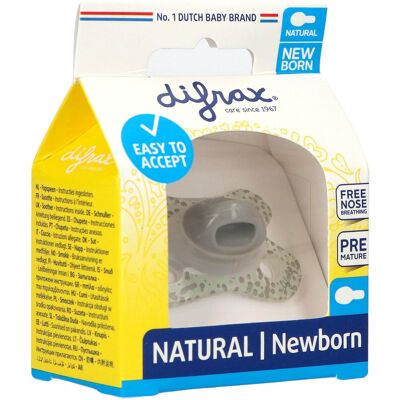 Sucette Natural Difrax pour Nouveau-Nés - Symétrique, pour Prématurés & Nourrissons - Sucette Sucette Natural Difrax pour Nouveau-Nés - Symétrique, pour Prématurés & Nourrissons - Sucette