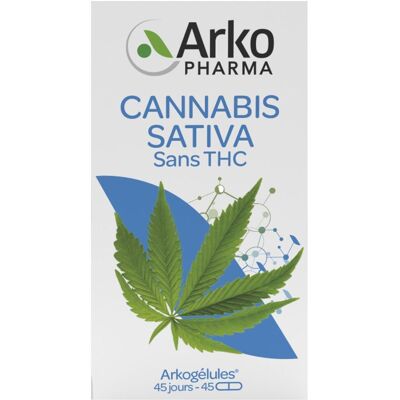 ARKOPHARMA - Arko Cannabis Sativa 45 Gelules ARKOPHARMA - Arko Cannabis Sativa 45 Gelules