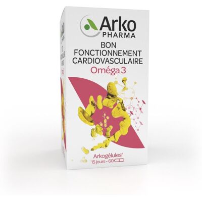 ARKOPHARMA - Arko Omega 3 Origine Marine 60 Gélules ARKOPHARMA - Arko Omega 3 Origine Marine 60 Gélules
