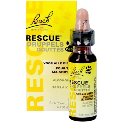 Bach Flower Rescue Pets Gouttes 10 ml Bach Flower Rescue Pets Gouttes 10 ml