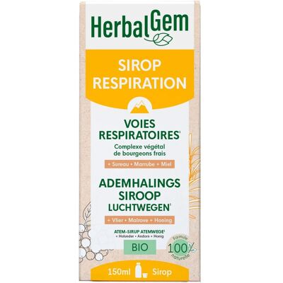Herbalgem Sirop pour la Respiration Bio 150 ml Herbalgem Sirop pour la Respiration Bio 150 ml