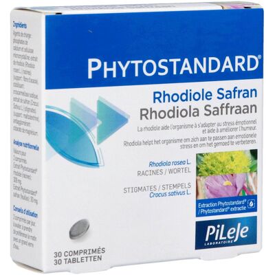 PiLeJe Rhodiola Safran 30 Comprimés - Soutien au Stress PiLeJe Rhodiola Safran 30 Comprimés - Soutien au Stress