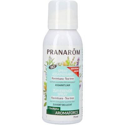 Pranarom Aromaforce Spray Assainissant Ravintsara Bio 75 ml Pranarom Aromaforce Spray Assainissant Ravintsara Bio 75 ml
