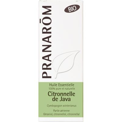 Pranarom Citronelle de Java Huile Essentielle Bio 10 ml Pranarom Citronelle de Java Huile Essentielle Bio 10 ml
