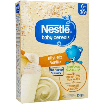 Nestle Baby Cereals Riz Vanille Sans Gluten 250 g Nestle Baby Cereals Riz Vanille Sans Gluten 250 g