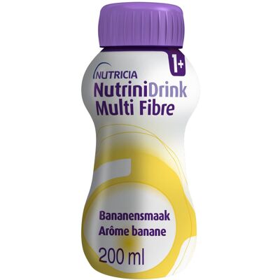 Nutricia Nutrinidrink Multi Fibre Banane 200 ml Nutricia Nutrinidrink Multi Fibre Banane 200 ml