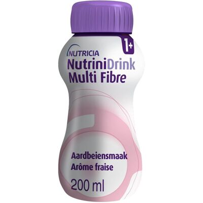 Nutricia Nutrinidrink Multi Fibre Fraise 200 ml Nutricia Nutrinidrink Multi Fibre Fraise 200 ml