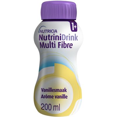 Nutricia Nutrinidrink Multi Fibre Vanille 200 ml Nutricia Nutrinidrink Multi Fibre Vanille 200 ml