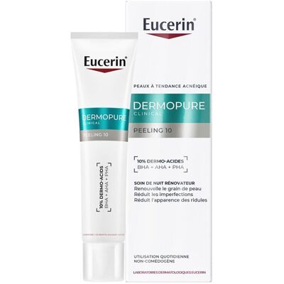 Eucerin Dermopure Clinical Peeling 10 Soin nuit 40 ml Eucerin Dermopure Clinical Peeling 10 Soin nuit 40 ml
