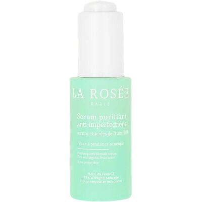 Sérum au Zinc La Rosée - Sérum Visage pour Peau à Tendance Acnéique - Purifiant & Équilibrant Sérum au Zinc La Rosée - Sérum Visage pour Peau à Tendance Acnéique - Purifiant & Équilibrant
