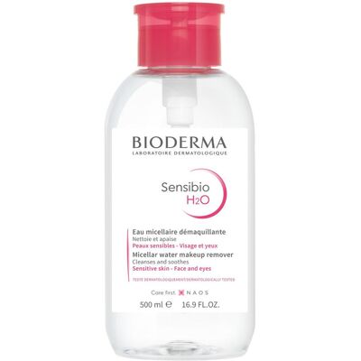 Bioderma Sensibio H2O Solution Micellaire Flacon Pompe 500 ml Bioderma Sensibio H2O Solution Micellaire Flacon Pompe 500 ml