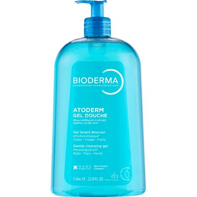 Gel douche Bioderma Atoderm - Peaux sensibles - 1000ml Gel douche Bioderma Atoderm - Peaux sensibles - 1000ml