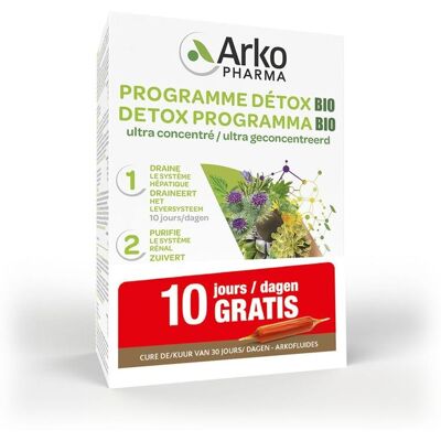 Arkopharma Arkofluides Prog.detox Bio - 30 ampoules - Détox foie & reins Arkopharma Arkofluides Prog.detox Bio - 30 ampoules - Détox foie & reins