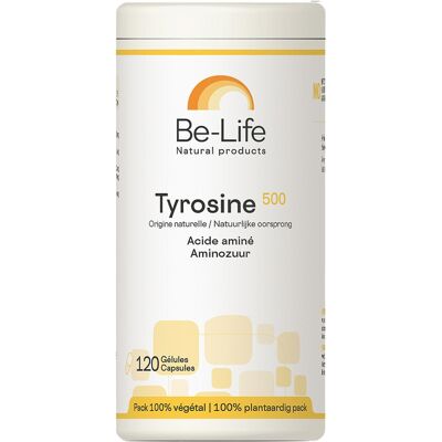 Be-Life Tyrosine 500 - Complément alimentaire Be-Life Tyrosine 500 - Complément alimentaire