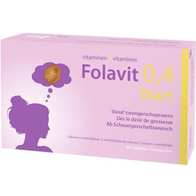 Folavit 0,4 mg Start 90 Comprimés Folavit 0,4 mg Start 90 Comprimés