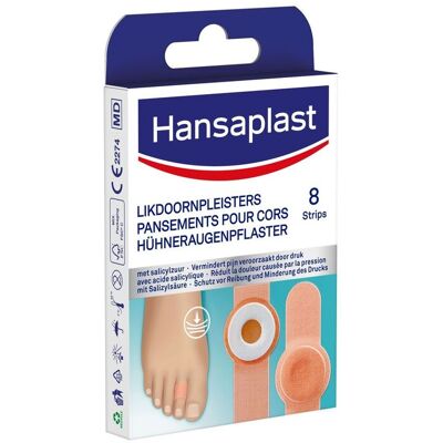 Hansaplast Pansement Cors 8 Pièces Hansaplast Pansement Cors 8 Pièces