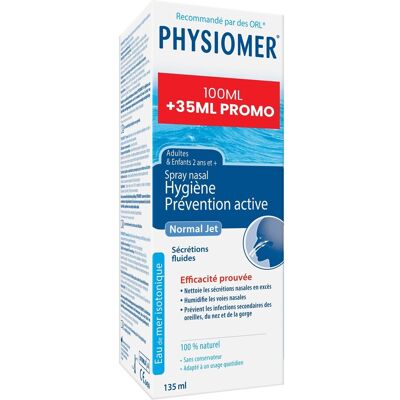 Physiomer Normal Jet Spray Nasal 135ml Promo Physiomer Normal Jet Spray Nasal 135ml Promo
