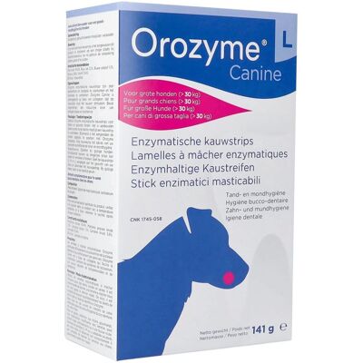 Orozyme Canine Kauwstrips - L 141 g - Friandise pour chiens Orozyme Canine Kauwstrips - L 141 g - Friandise pour chiens