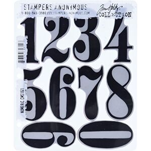 Ensemble de tampons en caoutchouc rouges Tim Holtz de Stampers Anonymous - Outils artistiques Ensemble de tampons en caoutchouc rouges Tim Holtz de Stampers Anonymous - Outils artistiques