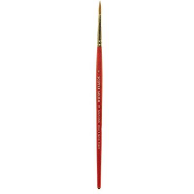 Winsor & Newton Sceptre Gold II Pinceau Rond manche court Série 101 N°4 Winsor & Newton Sceptre Gold II Pinceau Rond manche court Série 101 N°4