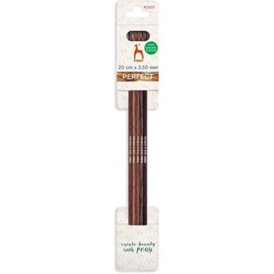 Pony - Perfect Strumpstickor - Bois - 3.5mm - aiguilles à tricoter Pony - Perfect Strumpstickor - Bois - 3.5mm - aiguilles à tricoter