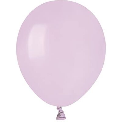 Ciao Lot de 100 ballons en latex naturel de qualité supérieure A50 (Ø 13 cm / 5 "), violet pastel Ciao Lot de 100 ballons en latex naturel de qualité supérieure A50 (Ø 13 cm / 5 "), violet pastel