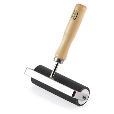 Creative Rouleau en caoutchouc de 10 cm avec poignée en bois pour art diamant, peinture, estampage, vinyle, travaux manuels, scrapbooking et supports mixtes, nature, 10 cm Creative Rouleau en caoutchouc de 10 cm avec poignée en bois pour art diamant, peinture, estampage, vinyle, travaux manuels, scrapbooking et supports mixtes, nature, 10 cm