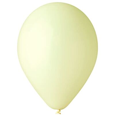 Ciao Lot de 100 ballons en latex naturel de qualité supérieure G120 (Ø 33 cm / 13 "), blanc ivoire Ciao Lot de 100 ballons en latex naturel de qualité supérieure G120 (Ø 33 cm / 13 "), blanc ivoire