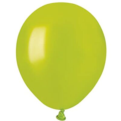 Ciao Lot de 100 ballons nacrés en latex naturel de qualité supérieure A50 (Ø 13 cm / 5 "), vert clair nacré Ciao Lot de 100 ballons nacrés en latex naturel de qualité supérieure A50 (Ø 13 cm / 5 "), vert clair nacré