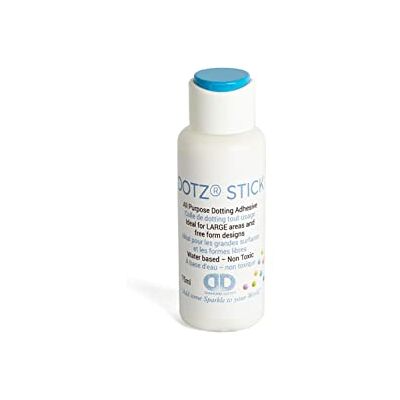 DIAMOND DOTZ Freestyle Colle 75 ML à Base d'eau pour l'adhérence des Diamants sur Bois, Verre, métal et Textiles, séchage Transparent, DDA-032 DIAMOND DOTZ Freestyle Colle 75 ML à Base d'eau pour l'adhérence des Diamants sur Bois, Verre, métal et Textiles, séchage Transparent, DDA-032