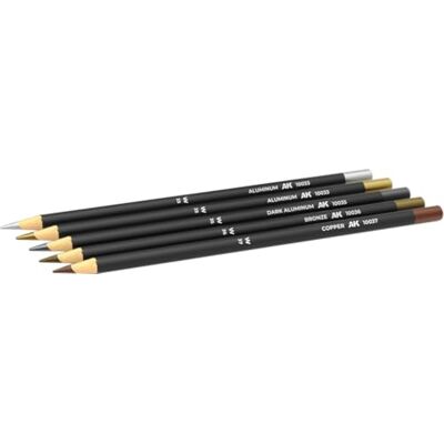 AK Interactive Lot de crayons métalliques AK Interactive Lot de crayons métalliques