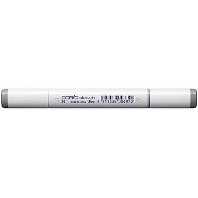 Copic Sketch Marquer à pointe moyenne type T 6 Gris Copic Sketch Marquer à pointe moyenne type T 6 Gris