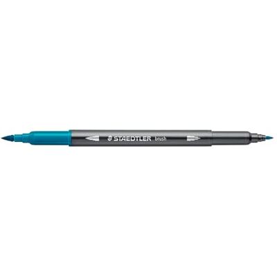 Staedtler 3001-59 Lot de 10 feutres aquarelle à double fibre Journey, vert opale, pointe fine et pointe pinceau flexible, aquarellable à l'eau, 10 feutres opales vertes Staedtler 3001-59 Lot de 10 feutres aquarelle à double fibre Journey, vert opale, pointe fine et pointe pinceau flexible, aquarellable à l'eau, 10 feutres opales vertes