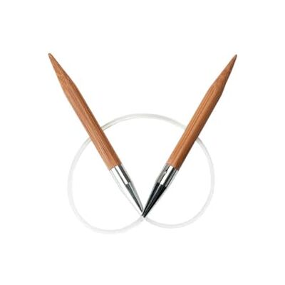 ChiaoGoo Aiguille circulaire en bambou patiné 23 cm 2,50 mm ChiaoGoo Aiguille circulaire en bambou patiné 23 cm 2,50 mm