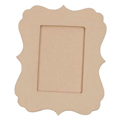 décopatch CD014Opack Un Lot de 2 supports en papier brun mâché 1x20x25 cm, Cadre feston décopatch CD014Opack Un Lot de 2 supports en papier brun mâché 1x20x25 cm, Cadre feston