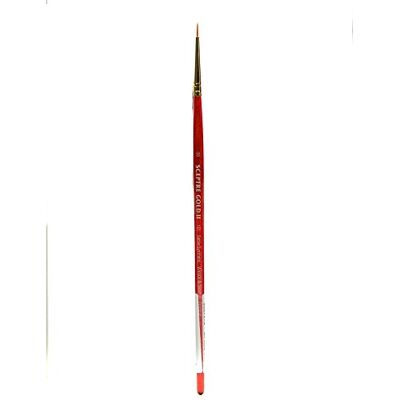 Winsor & Newton Sceptre Gold II Pinceau Rond manche court Série 101 N°00 Winsor & Newton Sceptre Gold II Pinceau Rond manche court Série 101 N°00