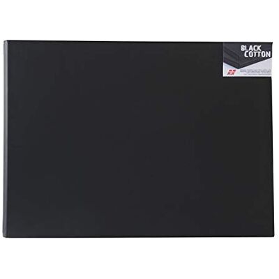 Honsell 15340 – Châssis en coton noir de haute qualité, env. 30 x 40 cm, 100% coton, tendu dur sur bois d'épicéa Honsell 15340 – Châssis en coton noir de haute qualité, env. 30 x 40 cm, 100% coton, tendu dur sur bois d'épicéa